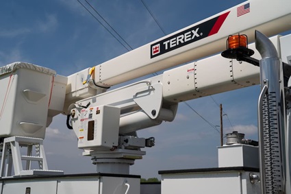 Terex bucket truck boom