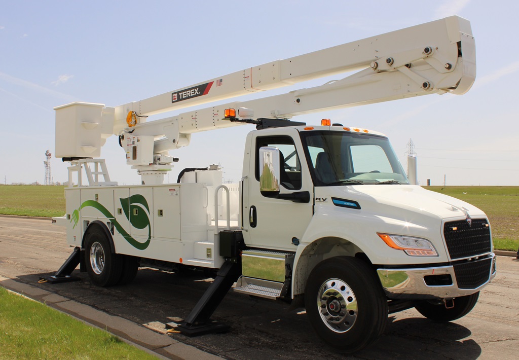 Terex International Zero-Emissions Bucket Truck