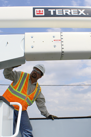 Bucket Truck Boom Inspection