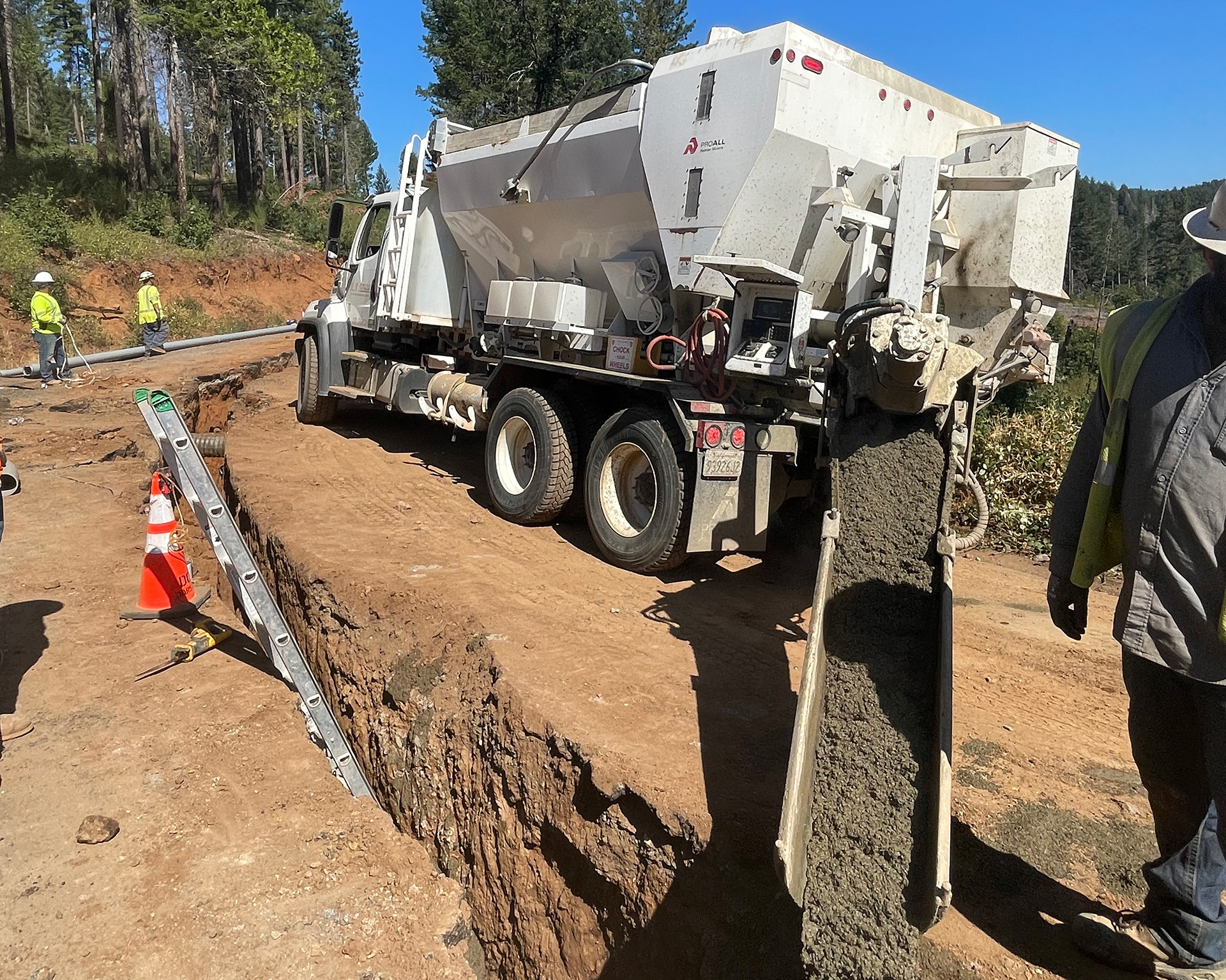 ProAll Mixer at job site