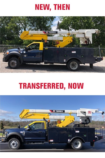 Terex Services Transfers and Rebuilds | Then and Now