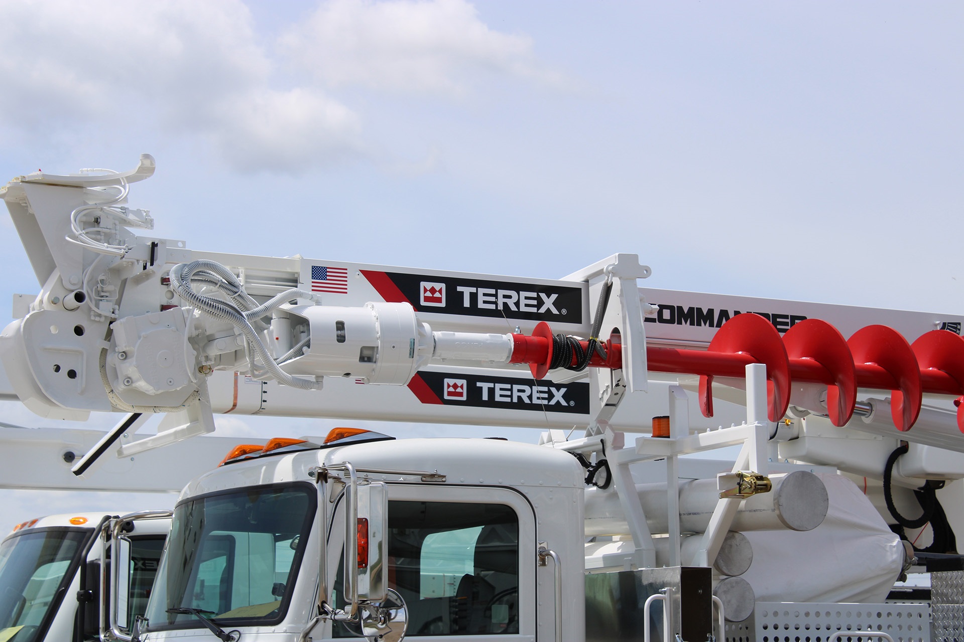 Terex digger derrick and Terex aerial device booms