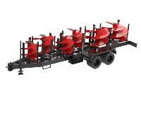 Terex auger trailer