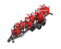 Terex auger trailer 6AT24K top view