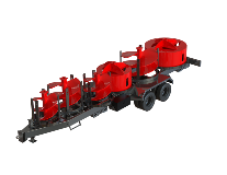 Terex auger trailer 6AT24KH foundation augers
