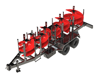 Terex auger trailer 7AT24K
