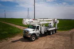 Terex TM100 bucket truck